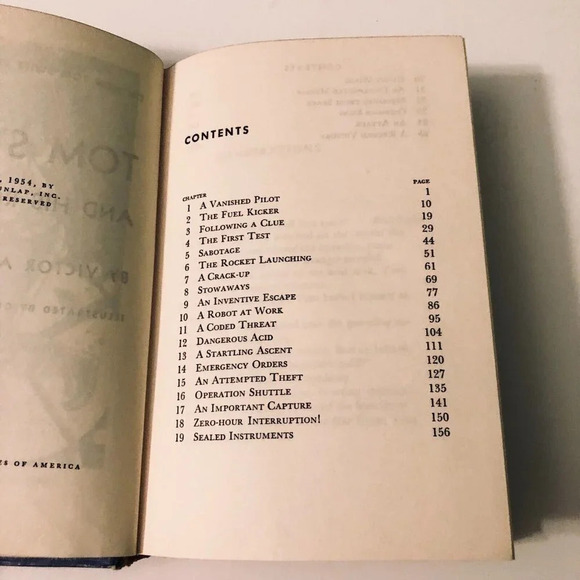 Vtg 1954 Tom Swift and His Rocket Ship by Victor Appleton - Picture 10 of 16